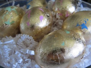gilded Easter Eggs