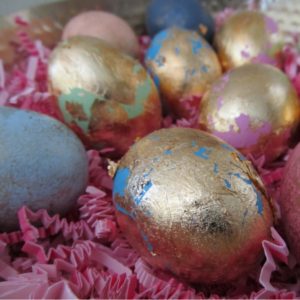 DIY Golden Eggs