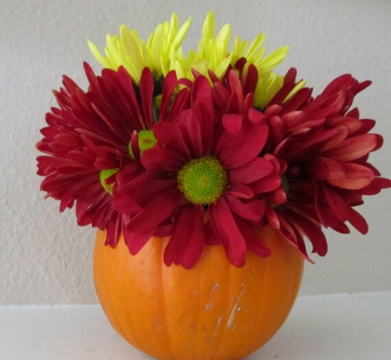 Pumpkin Vase DIY