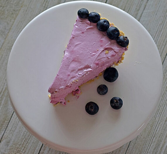 Easy No-bake Blueberry Cheesecake